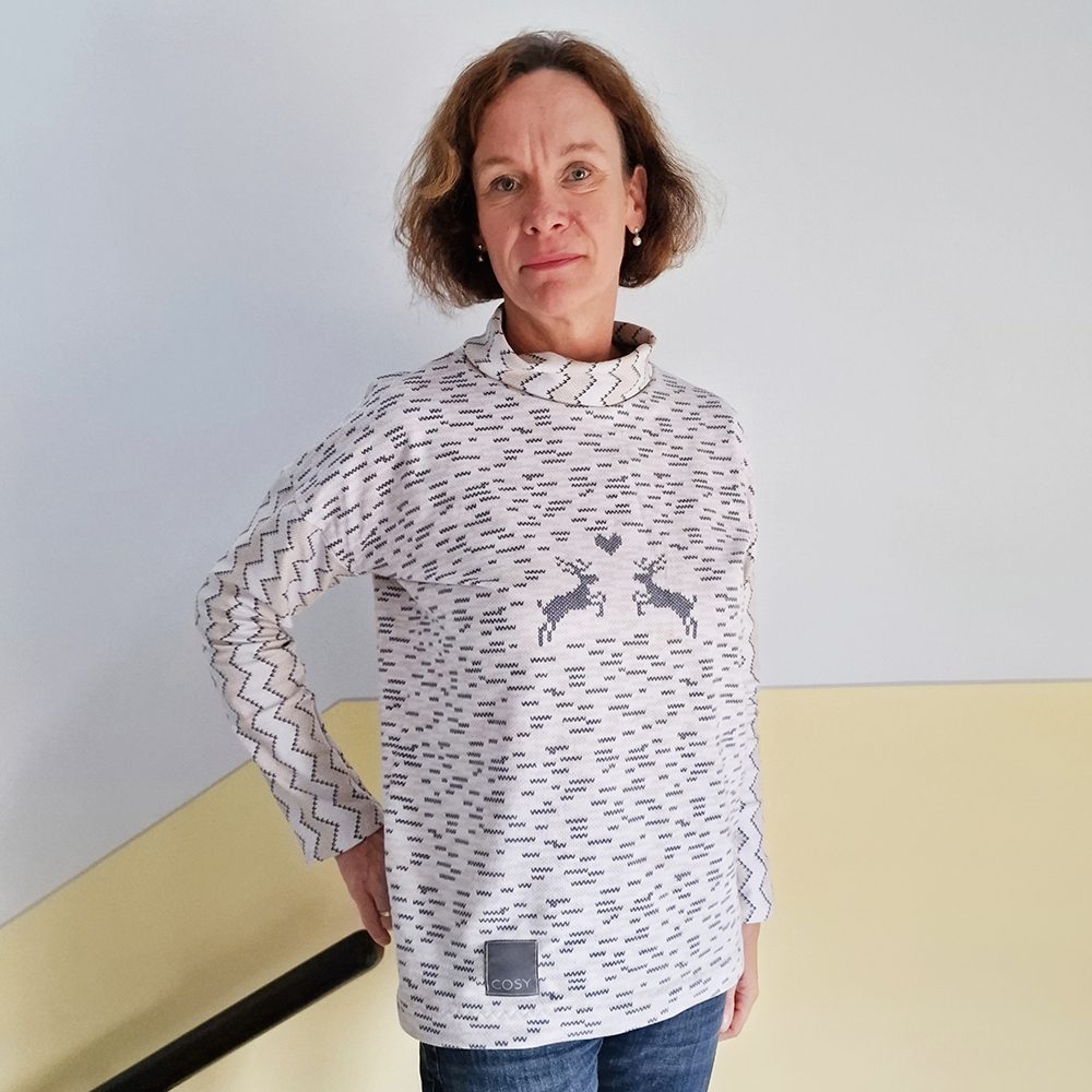 Sweater Seelenwärmer von Print 4 Kids, genäht von Kristina 