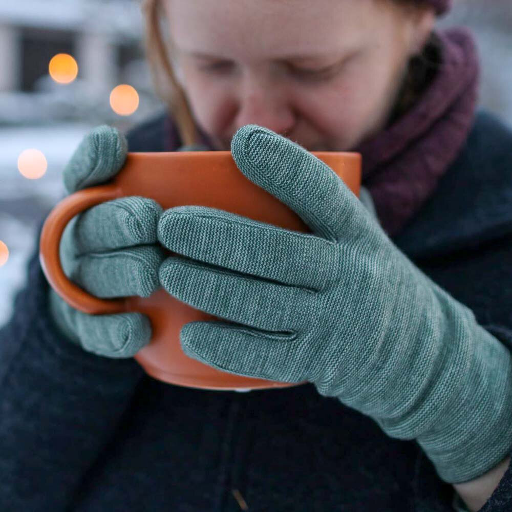 Handschuhe Sirkka - Fingerhandschuhe für dehnbare Stoffe